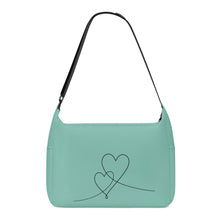 Load image into Gallery viewer, Ti Amo I love you - Exclusive Brand - Neptune - Double Script Heart - Journey Computer Shoulder Bag
