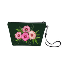 Load image into Gallery viewer, Ti Amo I love you - Exclusive Brand  - Celtic - Pink Floral - Sling Cosmetic Bag
