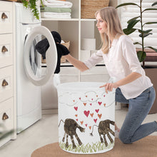 Load image into Gallery viewer, Ti Amo I love you - Exclusive Brand - Round Laundry Basket
