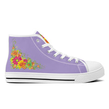 Load image into Gallery viewer, Ti Amo I love you - Exclusive Brand  - High-Top Canvas Shoes - White Soles
