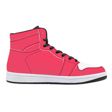 Load image into Gallery viewer, Ti Amo I love you - Exclusive Brand  - Radical Red - High-Top Synthetic Leather Sneakers - Black Soles
