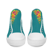 Load image into Gallery viewer, Ti Amo I love you - Exclusive Brand  - High-Top Canvas Shoes - White Soles
