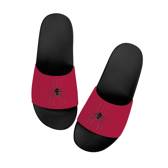 Ti Amo I love you - Exclusive Brand  - Cardinal - Spider - Slide Sandals - Black Soles