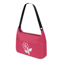 Load image into Gallery viewer, Ti Amo I love you -  Exclusive Brand  - Crimson 2 - White Daisy -  Journey Computer Shoulder Bag
