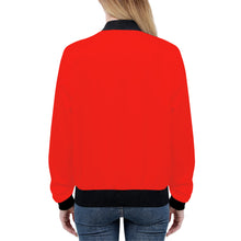 Load image into Gallery viewer, Ti Amo I love you - Exclusive Brand  - Scarlet - Women&#39;s Bomber Jacket
