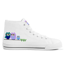 Load image into Gallery viewer, Ti Amo I love you - Exclusive Brand - High-Top Canvas Shoes - White Soles
