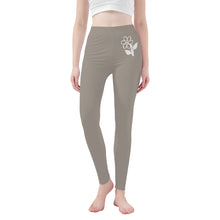 Load image into Gallery viewer, Ti Amo I love you - Exclusive Brand  - Zorba - White Daisy -  Yoga Leggings
