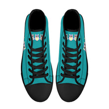 Load image into Gallery viewer, Ti Amo I love you - Exclusive Brand - High-Top Canvavs Shoes - Black Soles
