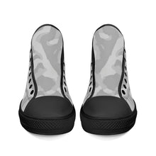 Load image into Gallery viewer, Ti Amo I love you - Exclusive Brand - High-Top Canvas Shoes - Black Soles
