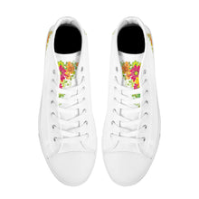 Load image into Gallery viewer, Ti Amo I love you - Exclusive Brand  - High-Top Canvas Shoes - White Soles
