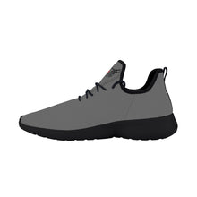 Load image into Gallery viewer, Ti Amo I love you - Exclusive Brand  - Dove Gray - Skelton Hands with Heart - Lightweight Mesh Knit Sneaker - Black Soles
