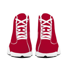 Load image into Gallery viewer, Ti Amo I love you - Exclusive Brand  - Alabama Crimson - Mens / Womens - Unisex Basketball Shoes - White Laces
