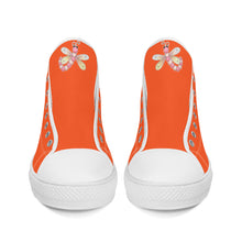 Load image into Gallery viewer, Ti Amo I love you - Exclusive Brand - High-Top Canvas Shoes - White Soles
