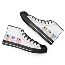 Load image into Gallery viewer, Ti Amo I love you - Exclusive Brand - High-Top Canvavs Shoes - Black Soles
