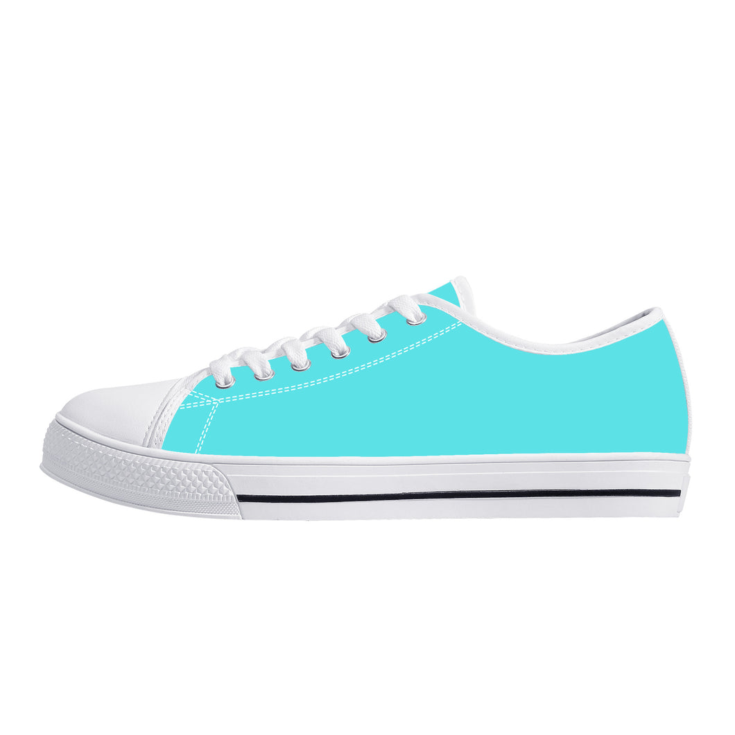 Ti Amo I love you - Exclusive Brand - Low-Top Canvas Shoes - White Soles