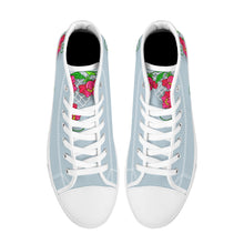 Load image into Gallery viewer, Ti Amo I love you - Exclusive Brand  - High-Top Canvas Shoes - White Soles
