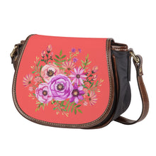 Load image into Gallery viewer, Ti Amo I love you - Exclusive Brand - Bittersweet - Floral Bouquet - Saddle Bag
