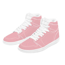 Load image into Gallery viewer, Ti Amo I love you - Exclusive Brand  - Mandys Pink - Skeleton Hands with Heart - High Top Synthetic Leather Sneaker - Ti Amo I love you
