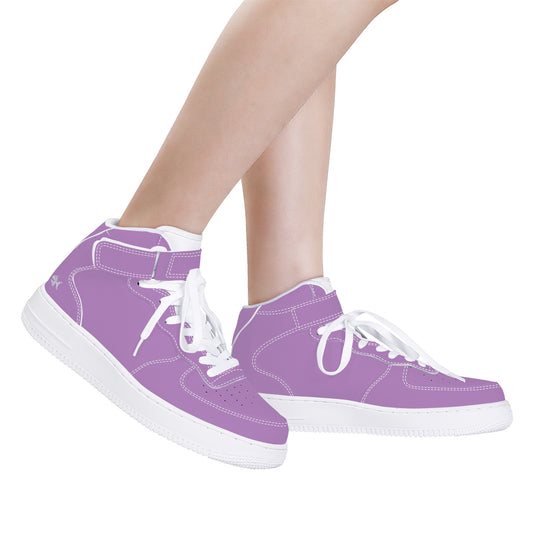 Ti Amo I love you - Exclusive Brand - African Violet - Womens High Top Sneakers