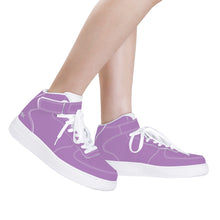 Load image into Gallery viewer, Ti Amo I love you - Exclusive Brand - African Violet - Womens High Top Sneakers
