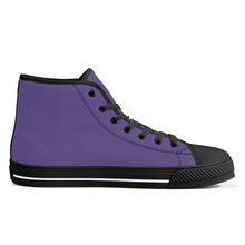 Load image into Gallery viewer, Ti Amo I love you - Exclusive Brand - High-Top Canvavs Shoes - Black Soles
