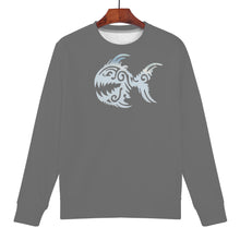 Load image into Gallery viewer, Ti Amo I love you - Exclusive Brand  - Dove Gray - Angry Fish - Women&#39;s Sweatshirt
