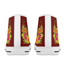 Load image into Gallery viewer, Ti Amo I love you - Exclusive Brand - High-Top Canvas Shoes - White Soles
