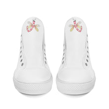 Load image into Gallery viewer, Ti Amo I love you - Exclusive Brand - High-Top Canvas Shoes - White Soles
