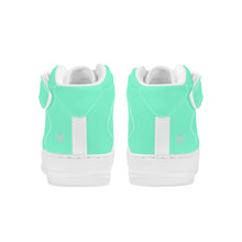 Load image into Gallery viewer, Ti Amo I love you - Exclusive Brand - Aquamarine - High Top Unisex Sneakers
