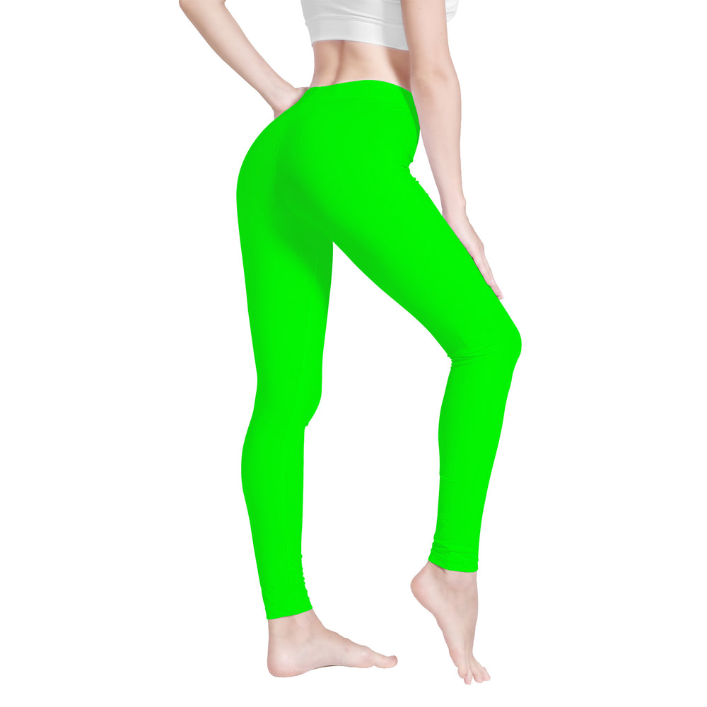 Ti Amo I love you - Exclusive Brand - Green - Womens / Teen Girls / Womens Plus - Yoga Leggings - Sizes XS-3XL