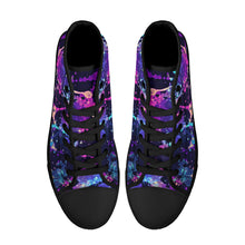 Load image into Gallery viewer, Ti Amo I love you - Exclusive Brand - High-Top Canvavs Shoes - Black Soles
