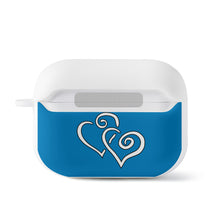 Load image into Gallery viewer, Ti Amo I love you - Exclusive Brand  - Lochmara  - Double White Heart - AirPods Pro Case Cover
