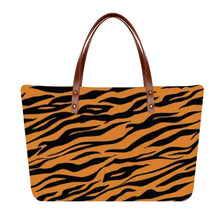 Load image into Gallery viewer, Ti Amo I love you - Exclusive Brand - Zest &amp; Black - Tiger Stripes -  Diving Cloth Totes
