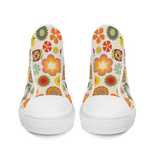 Load image into Gallery viewer, Ti Amo I love you - Exclusive Brand - High-Top Canvas Shoes - White Soles
