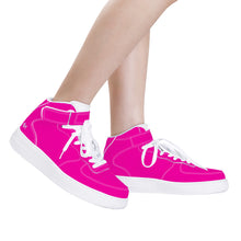 Load image into Gallery viewer, Ti Amo I love you - Hollywood Cerise - High Top Unisex Sneakers
