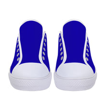 Load image into Gallery viewer, Ti Amo I love you - Exclusive Brand -  Low-Top Canvas Shoes With Customized Tongue - White
