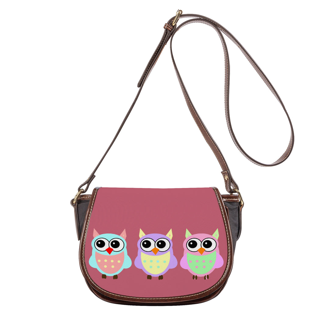 Ti Amo I love you - Exclusive Brand - Contessa 2 - 3 Owls -  Saddle Bag