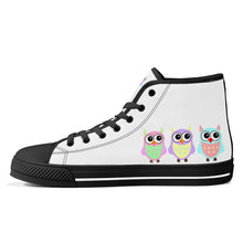 Load image into Gallery viewer, Ti Amo I love you - Exclusive Brand - High-Top Canvavs Shoes - Black Soles
