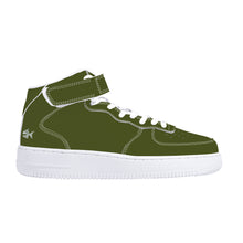 Load image into Gallery viewer, Ti Amo I love you - Exclusive Brand - Army Green - High Top Unisex Sneakers
