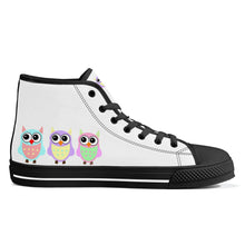 Load image into Gallery viewer, Ti Amo I love you - Exclusive Brand - High-Top Canvavs Shoes - Black Soles
