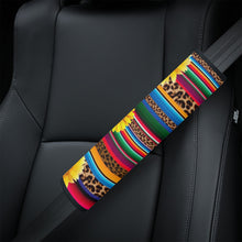 Load image into Gallery viewer, Ti Amo I love you - Exclusive  Brand - Leopard &amp; Sunflowers - Car Seat Belt Covers
