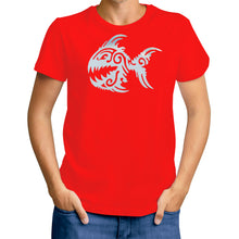 Load image into Gallery viewer, Ti Amo I love you - Exclusive Brand - Red - Angry Fish - Mens T-Shits - Sizes XS-4XL
