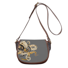 Load image into Gallery viewer, Ti Amo I love you - Exclusive Brand  - Dove Gray - Octopus - Saddle Bag
