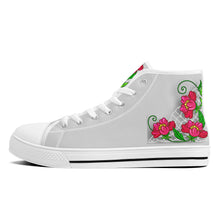 Load image into Gallery viewer, Ti Amo I love you - Exclusive Brand - High-Top Canvas Shoes - White Soles
