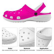 Load image into Gallery viewer, Ti Amo I love you - Exclusive Brand - Hollywood Cerise - Womens Classic Clogs - Sizes 5-14.5
