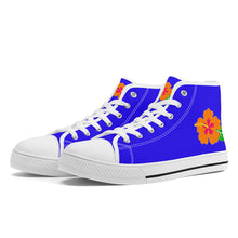 Load image into Gallery viewer, Ti Amo I love you - Exclusive Brand  - Womens High-Top Canvas Shoes - White Soles
