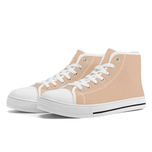 Load image into Gallery viewer, Ti Amo I love you  - Exclusive Brand  - Unisex High-Top Canvas Shoes  - White Soles
