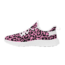 Load image into Gallery viewer, Ti Amo I love you - Exclusive Brand - Begonia Pink - Leopard - Mesh Knit Shoes
