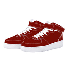 Load image into Gallery viewer, Ti Amo I love you - Exclusive Brand - Barn Red - High Top Unisex Sneakers
