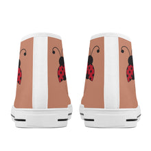 Load image into Gallery viewer, Ti Amo I love you - Exclusive Brand  - High-Top Canvas Shoes - White Soles
